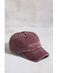 iets frans... - Washed Pink Big Embroidered Baseball Cap - Lyst