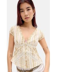 Kimchi Blue - Robyn Ruffle Blouse - Lyst