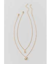 Urban Outfitters - Los Angeles Layering Necklace Set - Lyst