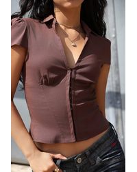 Silence + Noise - Silence + Noise Harley Shirt - Lyst