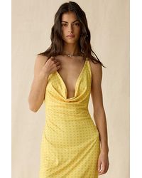 margo satin maxi dress urban outfitters Margo Satin Maxi Dress