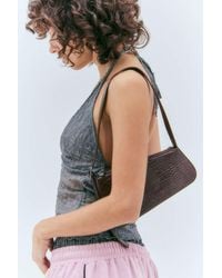 Urban Outfitters - Uo Hailey Faux Croc Shoulder Bag - Lyst