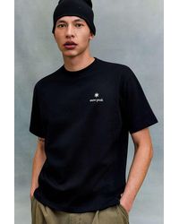 Snow Peak - Black Logo T-shirt - Lyst