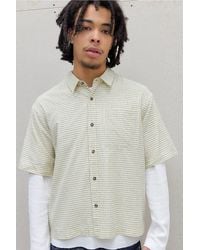 BDG - Ivory Mini Check Shirt - Lyst
