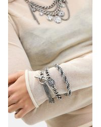 Urban Outfitters - Uo Silver Coin Bracelet - Lyst