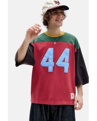 Champion - Red 3/4 Sleeve T-shirt - Lyst