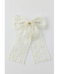 Urban Outfitters - Maisie Lace Hair Bow Barrette - Lyst