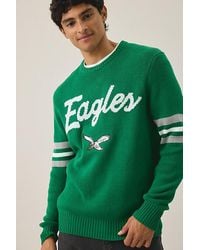Mitchell & Ness - Nfl Team Logo Head Coach Crew Neck Sweater - Lyst