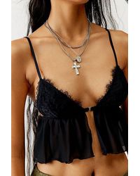 Out From Under - Christy Butterfly Kisses Cropped Babydoll Bralette - Lyst