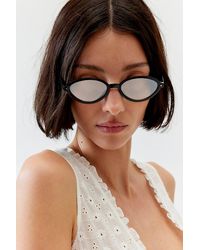 Urban Outfitters - Emma Mirrored Round Sunglasses - Lyst