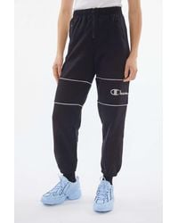 champion uo exclusive rainbow striped jogger pant