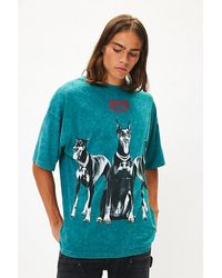 Urban Outfitters Death Row Records Bleach Tie dye Hoodie Sweatshirt for Men Lyst