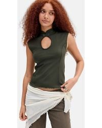 Silence + Noise - Silence + Noise Keyhole Ponte Top - Lyst