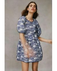 laura ashley uo exclusive amelia toile poplin midi dress