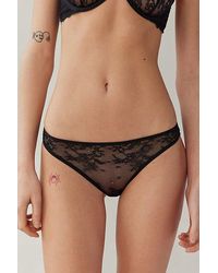 Out From Under - Budapest Love High Sheer Lace Undie - Lyst