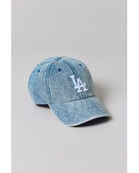 Mitchell & Ness - Mlb Los Angeles Dodgers Denim Dad Hat - Lyst