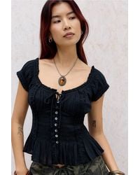 Kimchi Blue - Mabel Smock Blouse - Lyst