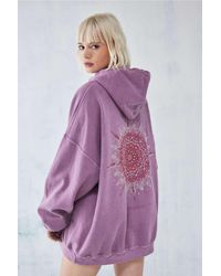 Urban Outfitters - Uo Geometric Hoodie Dress - Lyst