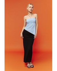 Urban Outfitters - Uo Y2K Asymmetrical Ruching Tube Top - Lyst