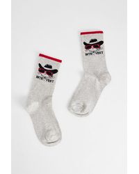 Out From Under - Introvert Cowboy Cat Socks - Lyst