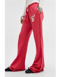 Jaded London - Bright Red Cleo Slouchy Bootcut Joggers - Lyst