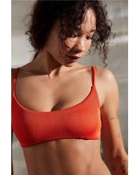 Out From Under - Grace Ribbed Bikini Top - Lyst