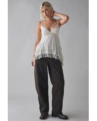 BDG - Logan Printed Buckle Baggy Barrel Jean - Lyst