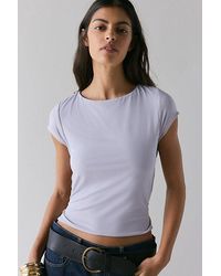 Kimchi Blue - Dani Open-Back Tie Tee - Lyst