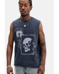 Urban Outfitters - Uo Grunge Skull Tank Top - Lyst