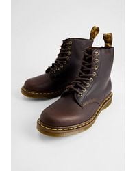 Dr. Martens - Brown Pascal 1460 Boots - Lyst