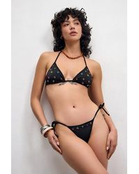 Out From Under - Beaded Flower Bikini Bottom - Lyst