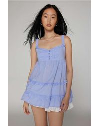 Kimchi Blue - Alexis Tiered Babydoll Top - Lyst