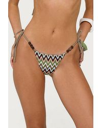 Edikted - Alayna Zigzag String Bikini Bottom - Lyst