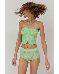Out From Under - Hello Sunshine Seamless Marled Knit Boyshort - Lyst