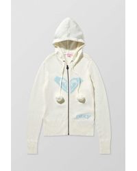 Roxy - Uo Exclusive Pom Pom Knit Hoodie - Lyst