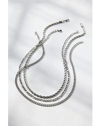 Urban Outfitters - Essential Waterproof Trio Layering Chain Necklace - Lyst