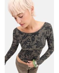 BDG - Low Back Long Sleeve Tight Top - Lyst