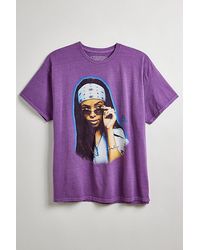 Urban Outfitters - Aaliyah Airbrush Graphic Tee - Lyst