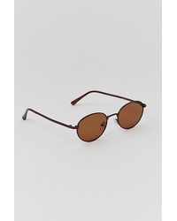 Urban Outfitters - Walker Metal Oval Sunglasses - Lyst