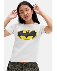 Urban Outfitters - Uo Batman Logo Relaxed Graphic Tee - Lyst