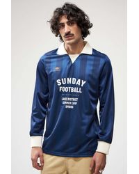 Umbro - Uo Exclusive Estate Blue Football Jersey - Lyst