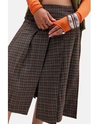 Urban Outfitters - Uo Longline Kilt Skirt - Lyst