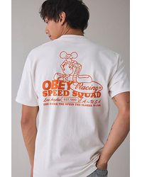 Obey - Speed Squad Graphic Heavyweight Tee - Lyst