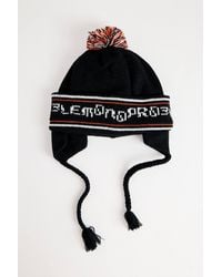 No Problemo - Black & Red Rugged Trapper Beanie - Lyst