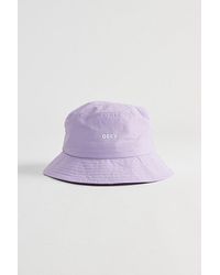 Obey - Bold Nylon Bucket Hat - Lyst