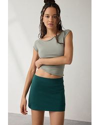 Out From Under - Bec Low-Rise Micro Mini Skort - Lyst