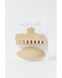 Out From Under - Patterned Claw Clip & Barrette Set - Lyst