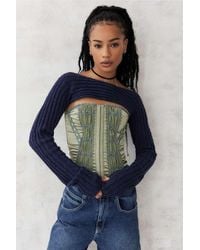 Urban Outfitters - Uo Ribbed Knit Shrug - Lyst