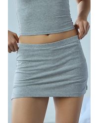 Out From Under - Bec Low-Rise Micro Mini Skort - Lyst