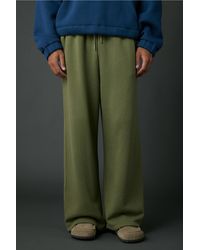 Standard Cloth - Olive Open Hem Joggers - Lyst